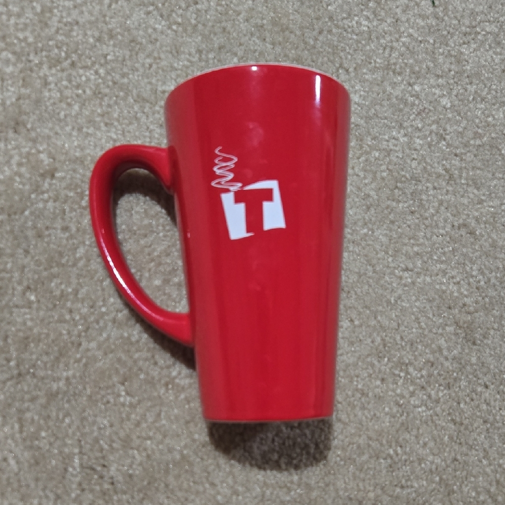 FREE W ANY PURCHASE! Red Tall Coffee Mug
